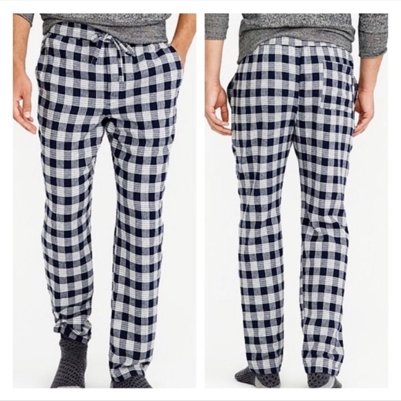 J. Crew Other - Donated- J.Crew Pajama Pants Navy Plaid Large G167